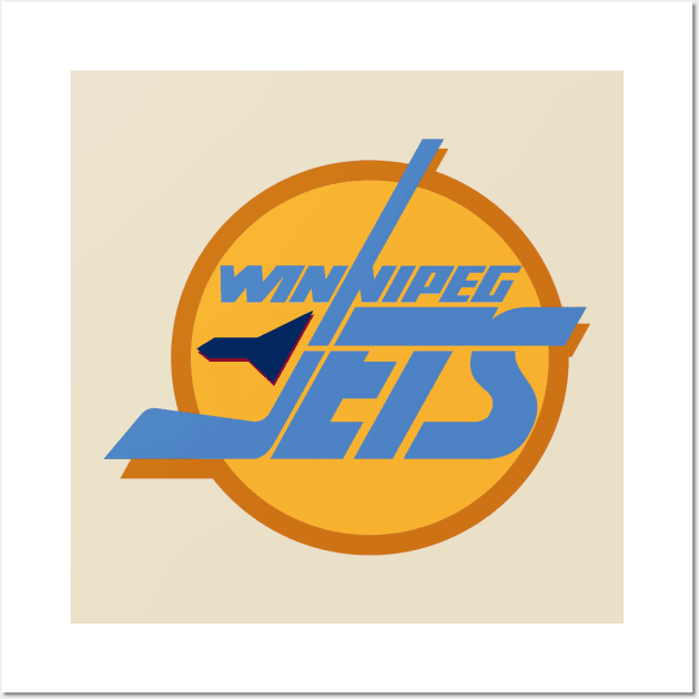 Winnipeg Jets (Thrashers Edition) Wall Art by Jaymz Weiss Designz